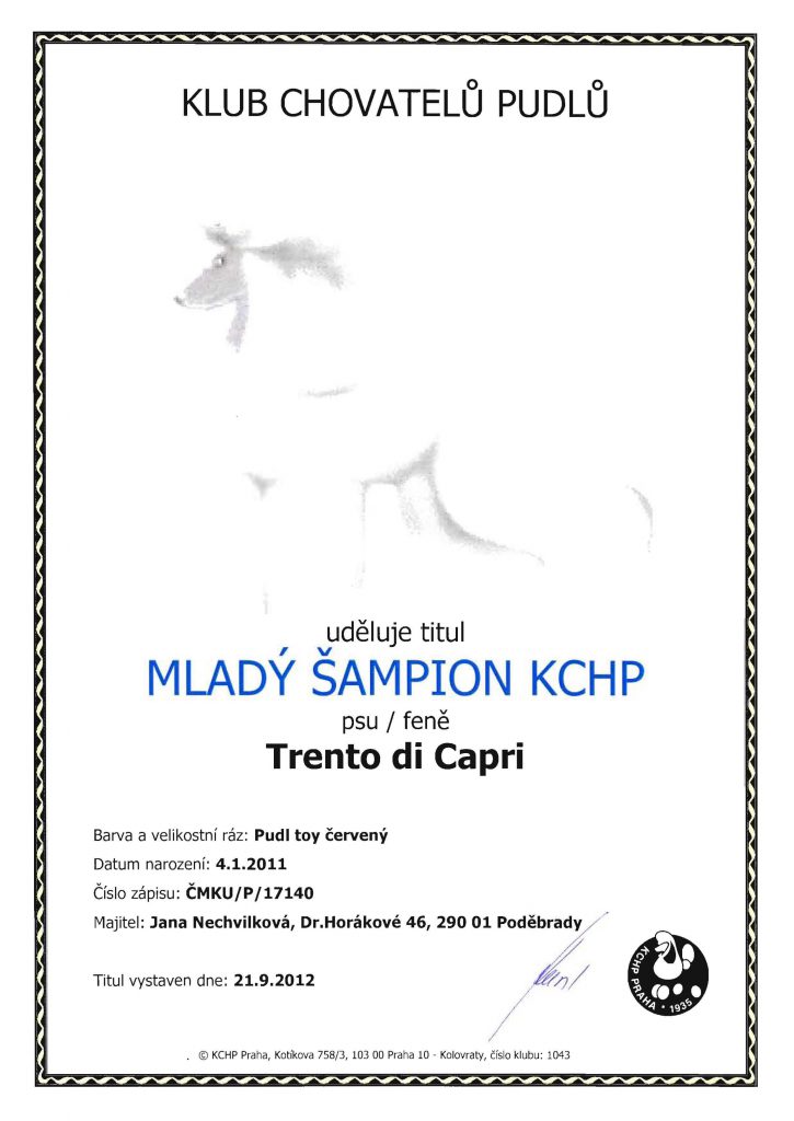 120921 SAMPION KCHP TRENTO TITULY